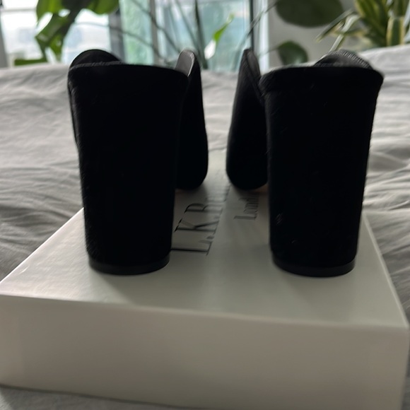 L.K. Bennett Carmela Block Heel Mules - Picture 5 of 8